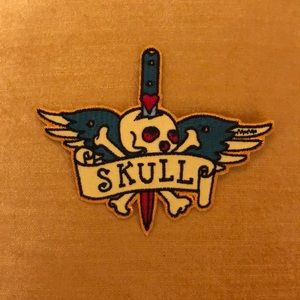 Skull & Dagger Iron/Sew on Patch